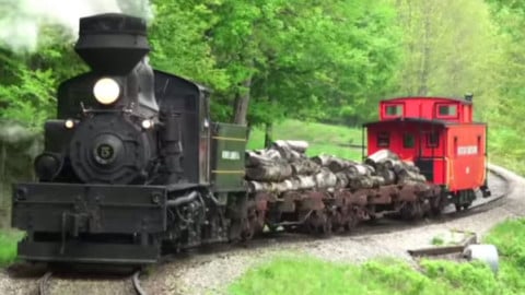 classic-train-with-caboose | Train Fanatics Videos