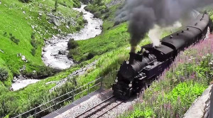 Furka Pass Cogwheel Railway Steam Railway