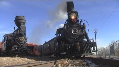 DRGW # 346 Spinning the Drivers (C-19) | Train Fanatics Videos