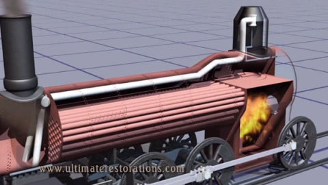 Display Of How A Steam Engine Works | Train Fanatics Videos