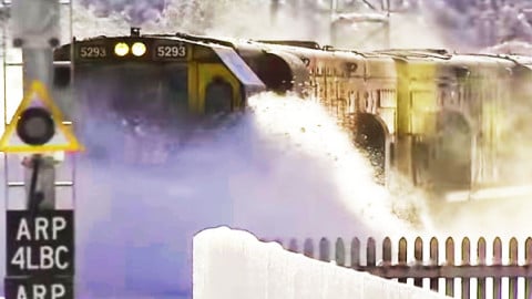 kiwi-train-snow-plow | Train Fanatics Videos