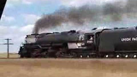 Steam Train Highball UP#3985@70mph | Train Fanatics Videos