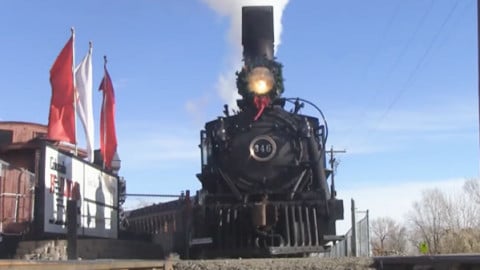 D&RGW #346 Go Pro And Wheel Slip | Train Fanatics Videos