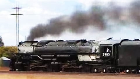 Union Pacific Steam Train #3985 Chase At 70 MPH | Train Fanatics Videos