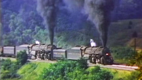 Triple Mallet Locomotives Hauling 175 Hoppers Of Coal | Train Fanatics Videos