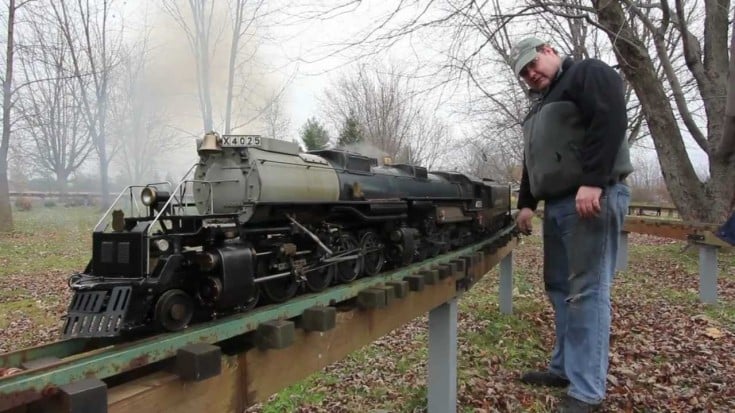 Big Boy’s Little Cousin …3/4 Inch Replica | Train Fanatics Videos