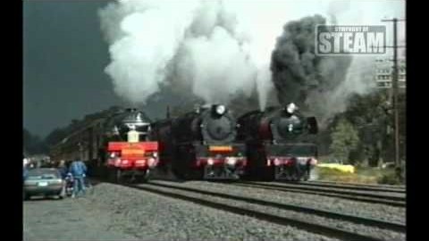 Rare Triple Side By Side Smoke And Steam! | Train Fanatics Videos