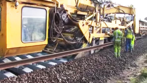 Amazing Machine Lays Miles Of Track | Train Fanatics Videos