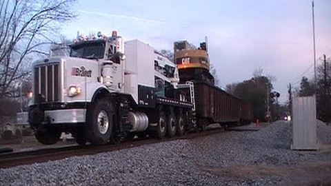 Truck Pulls Train! | Train Fanatics Videos