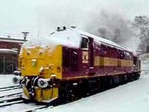 Cold Start For This British Locomotive!