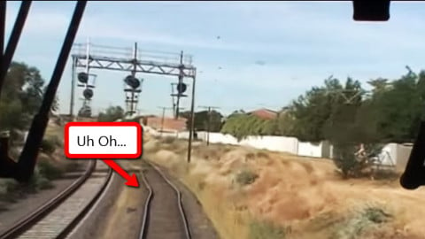 “Kink” In The Tracks Nearly Leads To Derailment! | Train Fanatics Videos