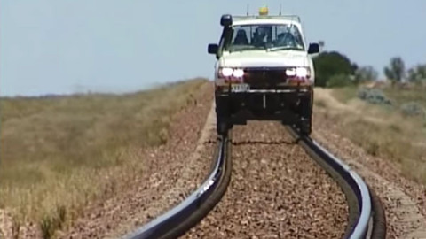 Truck “Rail Riding” In Australia | Train Fanatics Videos