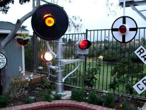 Railfan  Backyard Railroad Signs