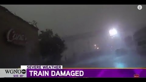 Breaking News! Freight Train Blown Off Huey P Long Bridge! | Train Fanatics Videos