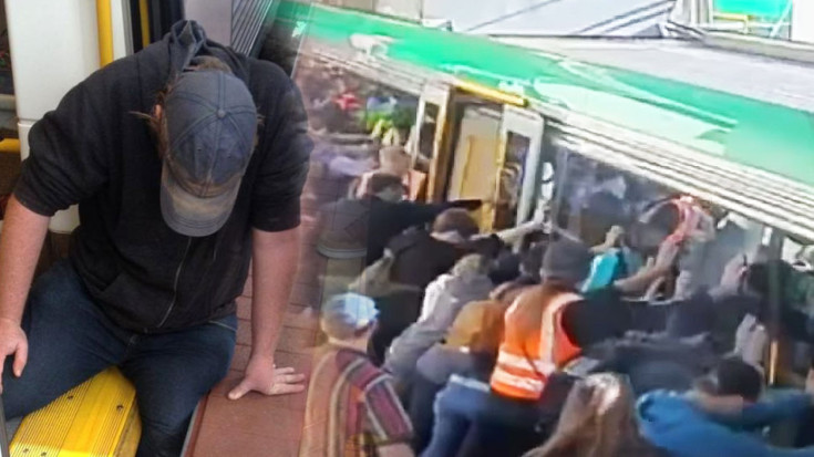 Commuters Free Man Trapped Between Train And Platform | Train Fanatics Videos
