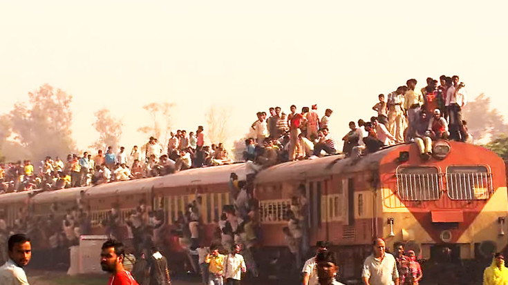 PACKED: Indian Train Overcrowding | Train Fanatics Videos