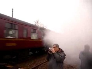 It Is A Close Call For This British Railfan