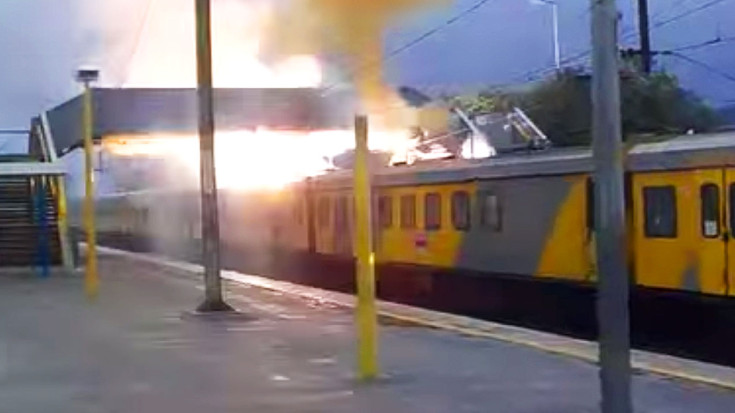 South African Railways Lights Up the Sky | Train Fanatics Videos