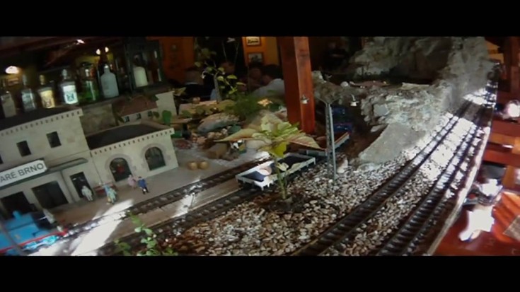 Astounding Model Railway In Czech Restaurant! | Train Fanatics Videos