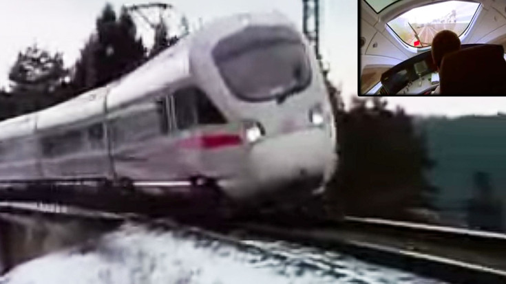Brilliant ICE T Train Tilts As It Takes Curves! | Train Fanatics Videos