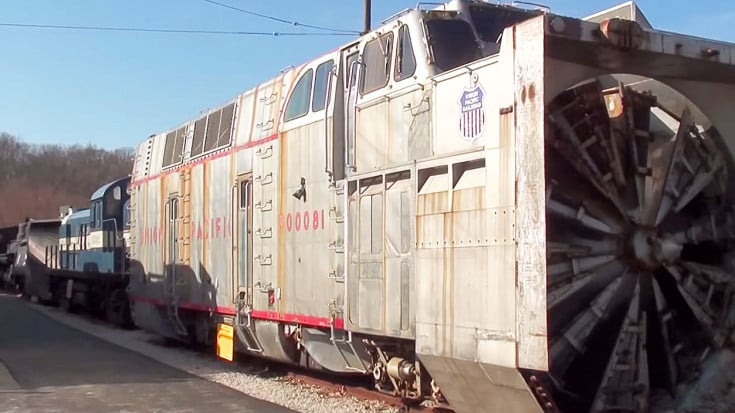 Say Hello To One Of The Worlds Largest Rotary Snow Plows! | Train Fanatics Videos