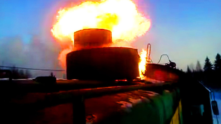 Russian Diesel Locomotive’s Explosive Flame Out! | Train Fanatics Videos