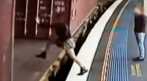 Australian Woman Narrowly Escapes Death Train Hopping!