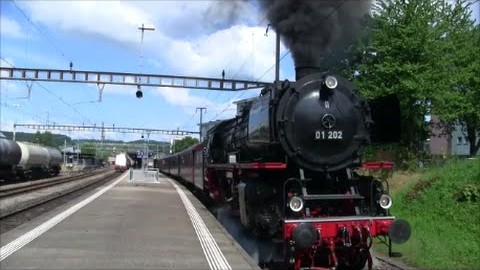 German Heritage Steam Locomotive Sounds Awesome! | Train Fanatics Videos