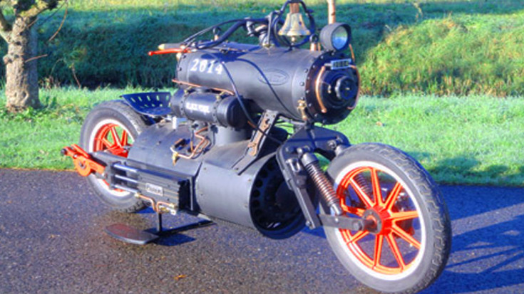 Introducing The Steam Powered Motorcycle | Train Fanatics Videos
