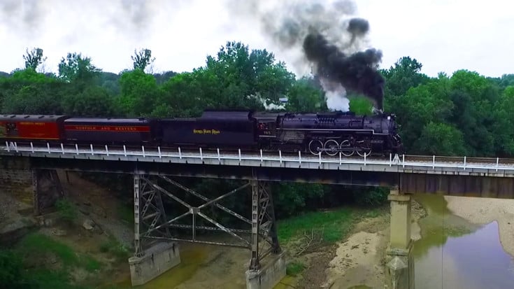 Nickel Plate RR’s #765 At Wild Cat Creek | Train Fanatics Videos