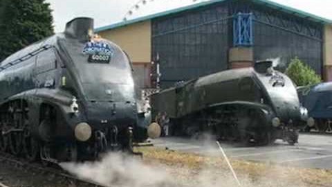 RARE: All 4 British LNER A4’s Lined Up In One Place! | Train Fanatics Videos