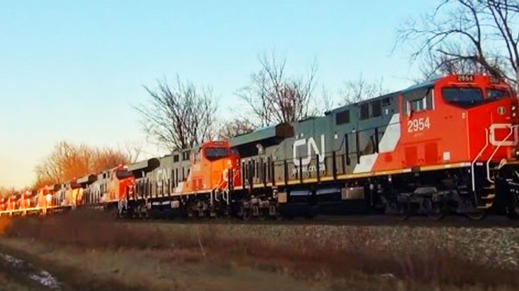 Brand New GE EVO “Roarer” Locomotives Delivery | Train Fanatics Videos