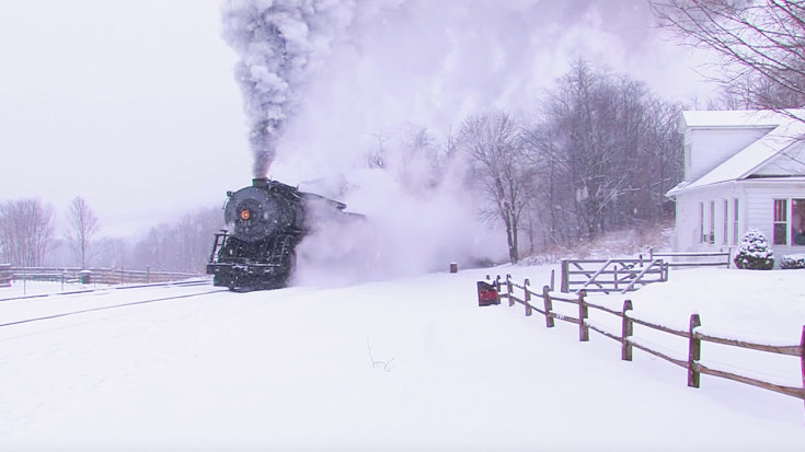 Western Maryland #734  In The Snow | Train Fanatics Videos