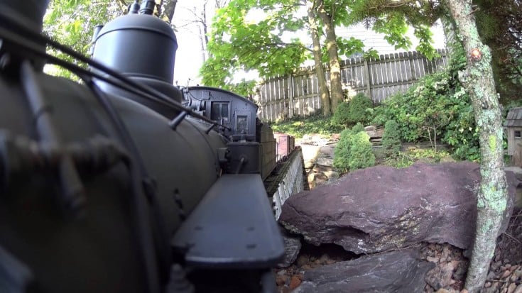 A Backyard Garden Railroad We Can Only Dream Of ! | Train Fanatics Videos