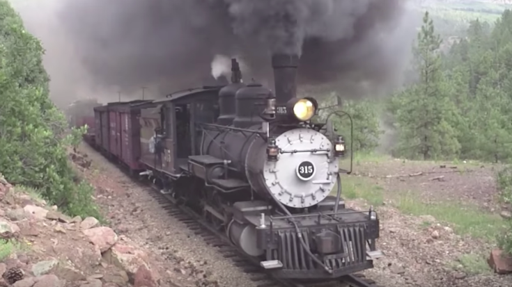 Denver & Rio Grande #315 Climbing Steep Grade | Train Fanatics Videos