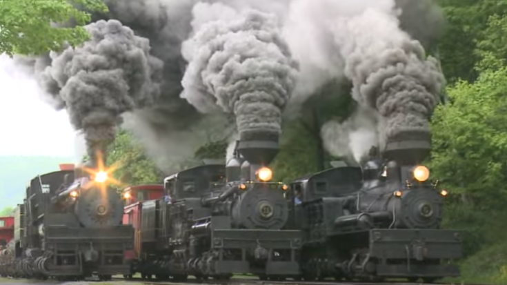 Triple Header Of Steam And Smoke | Train Fanatics Videos