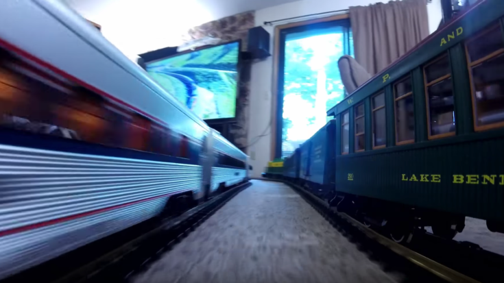 G Scale Train In The House ?! | Train Fanatics Videos