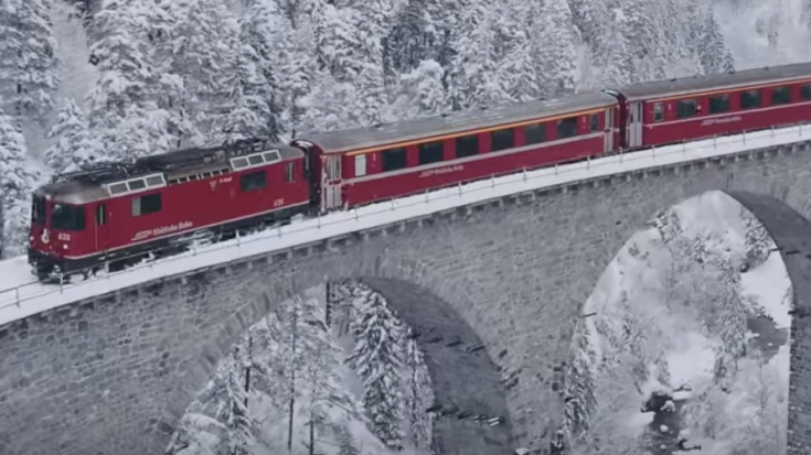 Winter Wonderland – The Glacier Express! | Train Fanatics Videos