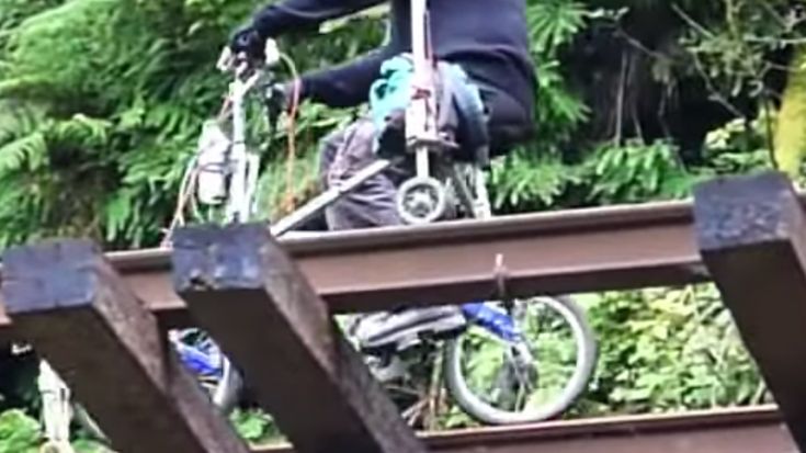 _12__Extreme_Railbiking_Part_2__Rail_Bikes_on_Abandoned_Railroads_-_YouTube | Train Fanatics Videos