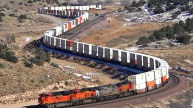 BNSF In Northern Arizona | Train Fanatics Videos