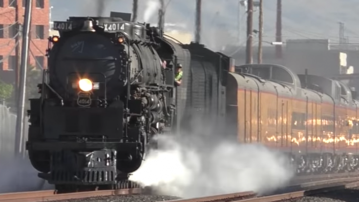 Big Boy #4014 Leaving Las Vegas | Train Fanatics Videos