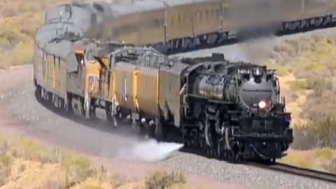 Big Boy #4014 Over And Under | Train Fanatics Videos