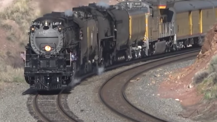 U P #4014 Big Boy In Wide Open Wyoming | Train Fanatics Videos