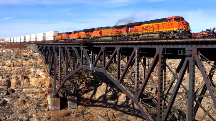 BNSF On The Southern Transcon | Train Fanatics Videos