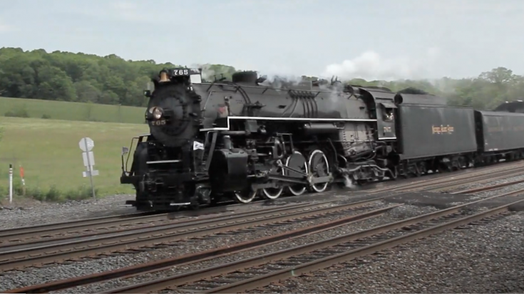 NKP 765 On The Horseshoe Curve | Train Fanatics Videos