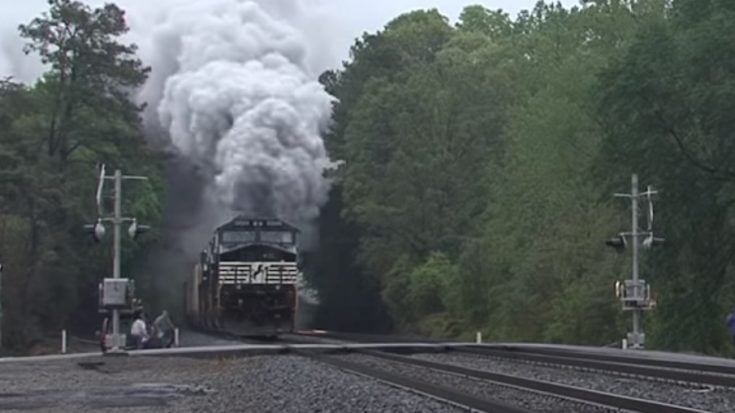 Norfolk Southern Diesel Surprise ! | Train Fanatics Videos