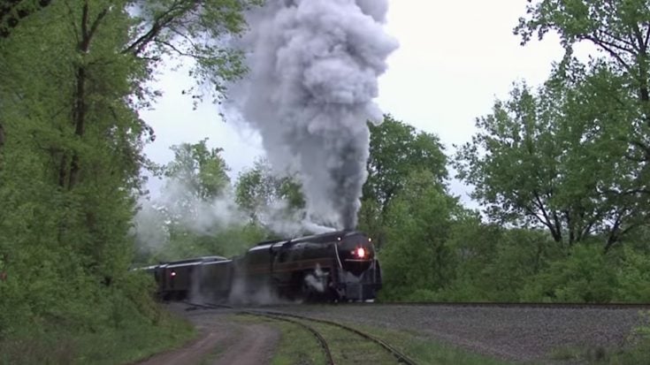 N&W J611 4-8-4 Power Start | Train Fanatics Videos