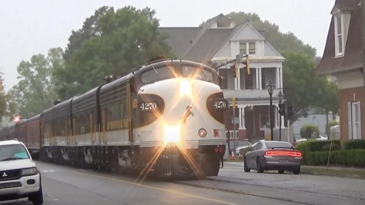 NS Executive F9A Street Running Augusta | Train Fanatics Videos