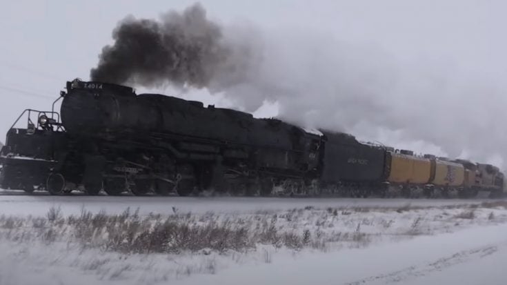 Big Boy #4014 Makes Winter Run | Train Fanatics Videos