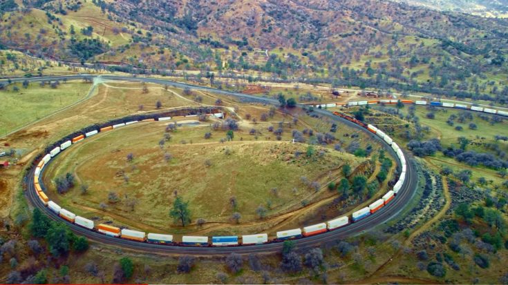 The Tehachapi Loop From High Above | Train Fanatics Videos The Tehachapi Loop From High Above | Train Fanatics Videos
